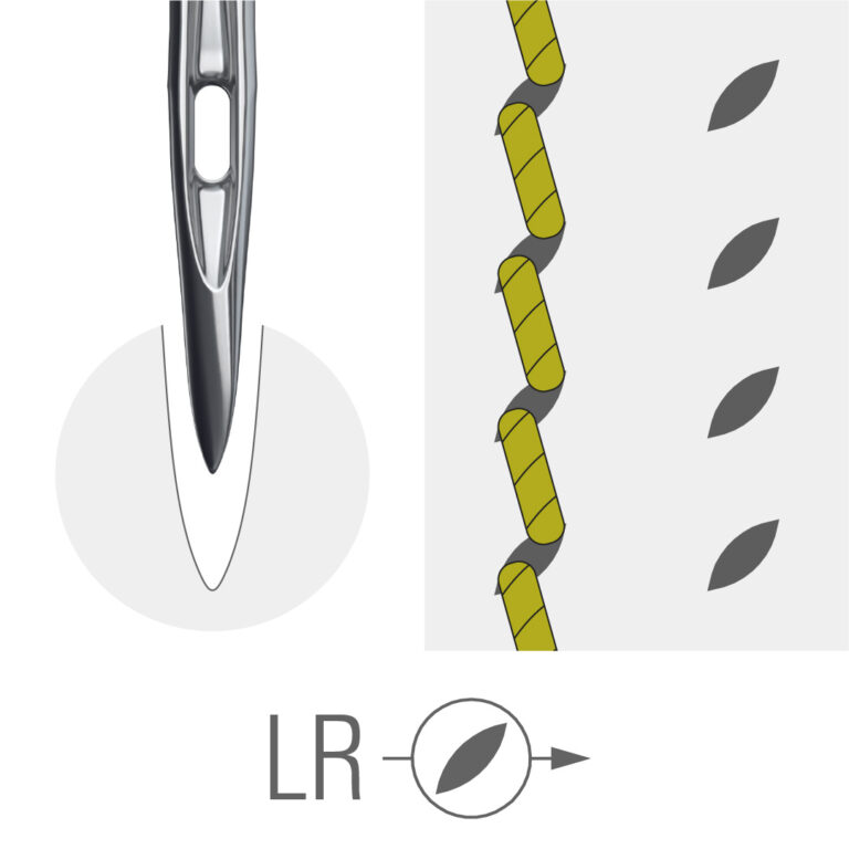 Groz-Beckert cutting point for leather