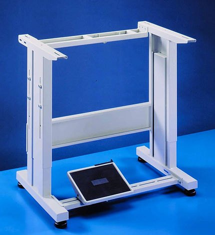 Carcano Egidio stand for standing or seated work for industrial sewing machine