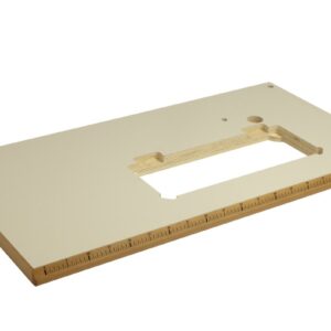 Carcano Egidio table top with bevelled beech edge for industrial sewing machine