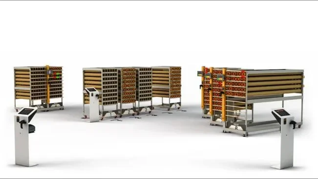 Jentschmann MHS Material Handling System — Material roll handling