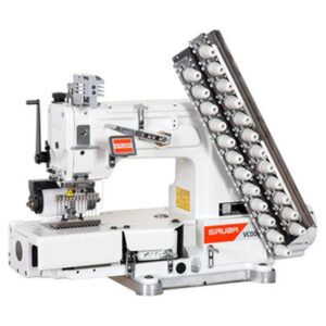 Siruba VC008A: 12-needle multi-needle machine with puller
